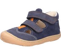 Ricosta Ebi 1201102171, Nautic/Orange, Sandale fermée, largeur moyenne, NOUVEAU - Chaussures de marche pour enfants tailles 18 - 26, bleu, cuir (nubuk/velour)