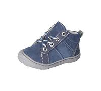 RICOSTA Gamin Chaussures Premiers Pas Davy,Largeur: Normale (WMS),Semelle intérieure Amovible,Bottes à Lacets,Booties,Bleu (Reef/Nautic / 140),25 EU