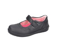 RICOSTA Lassie Ballerines Lillia,Largeur: Normale (WMS),Ballerines,Mary-Jane,Velcro,Communion,école,Noir (Schwarz / 090),33 EU