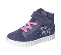 RICOSTA Lassie Bottes Jeannie,Largeur: Normale,Semelle intérieure Amovible, TEX,Bottes à Velcro,Booties,imperméable,Bleu (Nautic / 170),29 EU