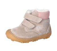 RICOSTA NICO Baskets basses pour fille, chaussures d'apprentissage de la marche, largeur : large, terracare, chaussures pieds nus, Gravier Rose 650, 20 EU Large