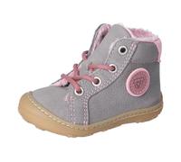 RICOSTA Nourrisson Chaussures Premiers Pas Georgie,Largeur: Large (WMS),Semelle intérieure Amovible,terracare,Gris (Graphit/Rosa / 450),22 EU