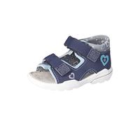 RICOSTA Nourrisson Chaussures Premiers Pas Kittie,Largeur: Normale (WMS),Chaussure Basse,Velcro,Bleu (Nautic/Turquoise / 170),23 EU