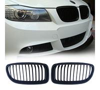 Ricoy - Grille de pare-choc avant Noir mat pour BMW E90 E91 323i 325i 328i 330i 335i 4 portes, LCI (Lifting avant 2009-2011)