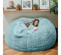 RICPYOIU Fauteuils Poire pour Adultes Grand Rond sans Doublure Ni Remplissage Doux Et Confortable Velours Fauteuils Poire Géants pour La Lecture Salon Et Chambre À Coucher,C,150 * 75