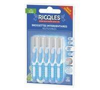 Ricqles Brossettes interdentaire réutilisables 0,9mm, 15 unités
