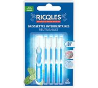 Ricqlès 5 Brossettes Interdentaires Réutilisables - 0,9 mm