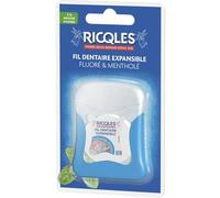 Ricqles Fil Dentaire Expansible Fluoré et Mentholé 40m