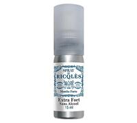 Ricqlès- Haleine fraîche -Menthe forte sans alcool, sans sucre-Spray buccal | Atomiseur de poche 15ml - Menthe poivrée - Fraîcheur - Format voyage - Nausées - Mal des transports - Fabrication française