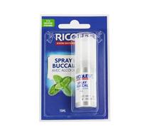 Ricqles Spray Buccal Menthe Poivree avec alcool 15ml