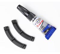 Ricreo Kit de réparation de guides patins compatible avec DeLonghi machines à café manuelles, cafetières avec porte-filtre, pour barre battante incluse Colle instantanée