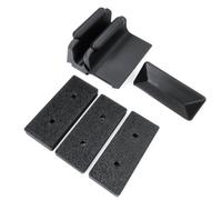 Ricreo Kit poignée de fenêtre coulissante pour camping-car avec 3 joints d'espacement en caoutchouc et attache extérieure, pièce de rechange complète compatible avec Planet Parapress, poignée de