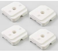 Ricreo Lot de 4 broches de soutien compatibles avec Calligaris Tables Doge, CS 503, Eleven, Mito Emu, Magic J - Plastique renforcé