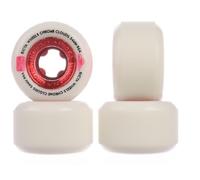 Ricta Clouds Skateboard Rouleaux de Rechange Ensemble 86a 54mm Blanc / PU Rouge