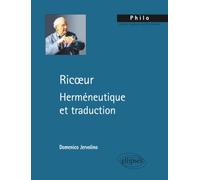 Ricœur. Herméneutique et traduction