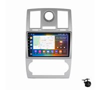 RICUSHN Voiture Stéréo Radio Android 14 pour C-HRYSLER 300C 2004-2011 GPS Navigation 2 DIN 9" Lecteur vidéo multimédia intégré DSP FM BT WiFi SWC Carplay Caméra Arrière,M400s