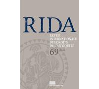 Rida 69 - Revue Internationale Des Droits De L'antiquité