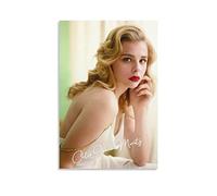 RIDAEX Affiches et impressions 50 * 70cm Senza Cornice Chloë Grace Moretz Poster Wall Art Room Estetica per la decorazione della parete della camera da letto per la casa del soggiorno