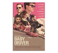 RIDAEX Impression Sur Toile 60 * 80cm Senza Cornice Poster del film Baby Driver Ufficio moderno Famiglia Camera da letto Decor Poster Gift Wall