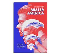 RIDAEX Impression sur toile Affiche 40 * 60cm Senza Cornice Poster del film Mister America Ufficio moderno Famiglia Camera da letto Decor Poster Gift Wall