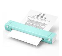 RIDAEX Maison Bluetooth sans Fil Portable Petit Mini Papier de Test de devoirs Bureau sans Encre Portable A4 Thermique Mauvaise Question imprimante,F