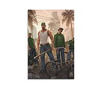 RIDAEX Peintures Sur Toile 40 * 60cm Senza Cornice Gta Rap per camera da letto Wall Art Regali Decor per uomini donne poster e stampe