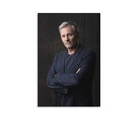 RIDAEX Tableau Toile Decoration 50 * 70cm Senza Cornice Attore americano Viggo Mortensen Poster di opere d'arte per la decorazione della camera da letto del soggiorno