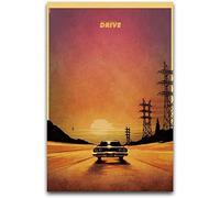 RIDAEX Tableau Toile Decoration 50 * 70cm Senza Cornice Drive Ryan Gosling Movie5 Poster Soggiorno Camera da letto Pittura Opera d'arte