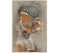 RIDAEX Toile Peinture 30 * 50cm Senza Cornice Tennista Roger Federer Tennista Kei Nishikori Tela Arte da parete Soggiorno Poster Camera da letto Decorazione Pittura