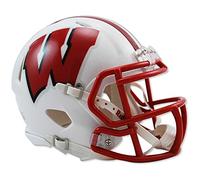 Riddell Mini Casque de la NCAA, Homme Mixte Femme, Wisconsin Badgers