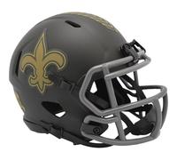 Riddell NFL Salute to Service 2025 New Orleans Saints Mini casque de football Speed