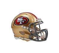 Riddell Mini casque de football NFL San Francisco 49ers Speed Replica Noir