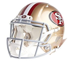 Riddell Speed Authentic Casque de Collection NFL pour Hommes, San Francisco 49ers, Taille Unique