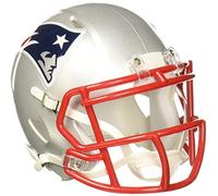 Riddell Mini casque Speed New England Patriots NFL Replica Unisexe Adulte Taille unique