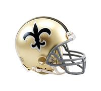 Riddell VSR4 Mini Football Casque - New Orleans Saints 67-75