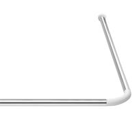 Ridder 159500 Barre de douche d'angle universelle Aluminium brillant Ø 21 mm