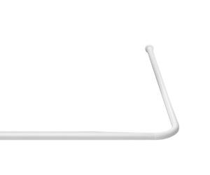 Ridder 159501 Barre de douche d'angle universelle Aluminium Blanc Ø 21 mm