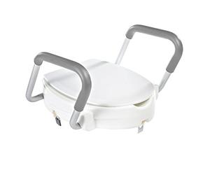 Ridder A0072001 Rehausseur de Siège WC avec Accoudoir Plastique Blanc