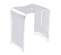 Ridder A211100 Tabouret Assistant en Hauteur Confortable Trendy Acrylique env. 40 x 47 x 27,5 cm Transparent
