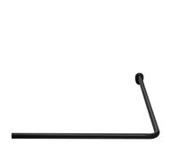 Ridder Barre de douche universelle Wien, 90 x 90 cm (noir)