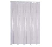 Ridder Brillant cristall 360000-350 Rideau de douche avec oeillets intégrés 180 x 200 cm, Blanc