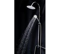 Ensemble de Douche sous Forme de Pluie, Système de Douche avec Tuyau, Set de Douche avec Pommeau de Douche Salle de Bain Toilette, Chrome