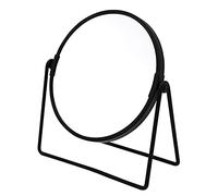 Ridder Miroir de Maquillage sur Pied - Noir - Grossissement 5X - Pratique - Moderne 03009010-0 ca. 18,5 x 20,5 cm
