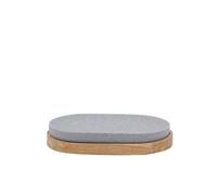 Ridder Porte-Savon Sassy, Polyrésine, Gris, env. 13 x 9, 3 x 2, 3 cm
