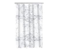 RIDDER Rideaux de Douche Textil env. 180x200 cm Toscana IN nneaux, Gris, 100% Polyester