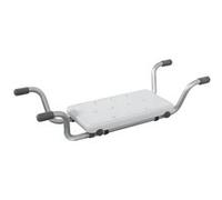 Ridder Tabouret de salle de bain A0042001 Métal Blanc/Chrome Réglable 73–83 cm