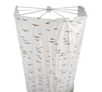 RIDDER Sylt Rideau de Douche, 100% PEVA, Beige, ca. 210x170 cm
