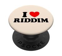 Riddim Heart Funny Cute Favorite Music, Fan du Genre Dubstep EDM PopSockets PopGrip Adhésif