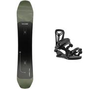 RIDE - Fixations de snowboard all mountain - Pack Deep Fake 2025 - Kaki Kaki M