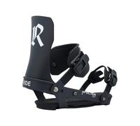 RIDE - Fixations de snowboard freestyle - Specter Black en Nylon - Taille L - Noir Noir L